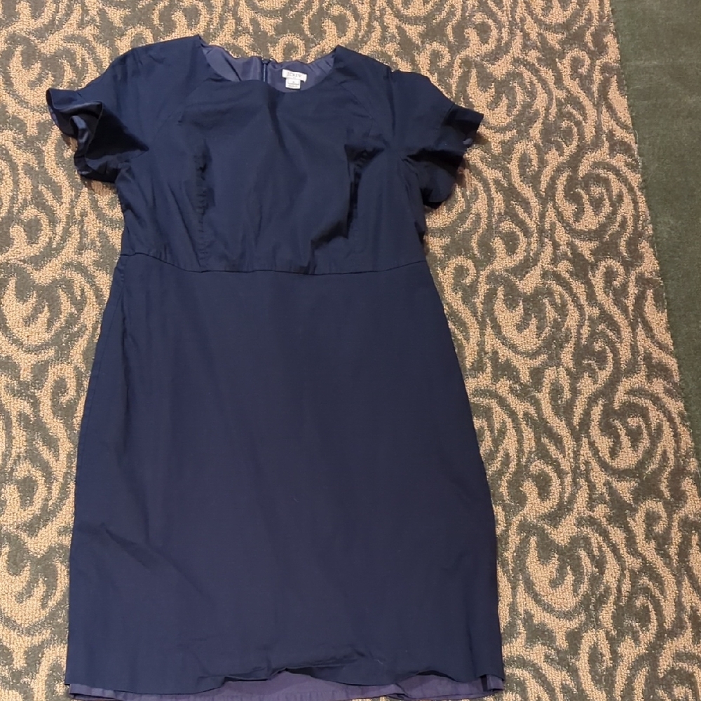 J. Crew Navy Blue Dress